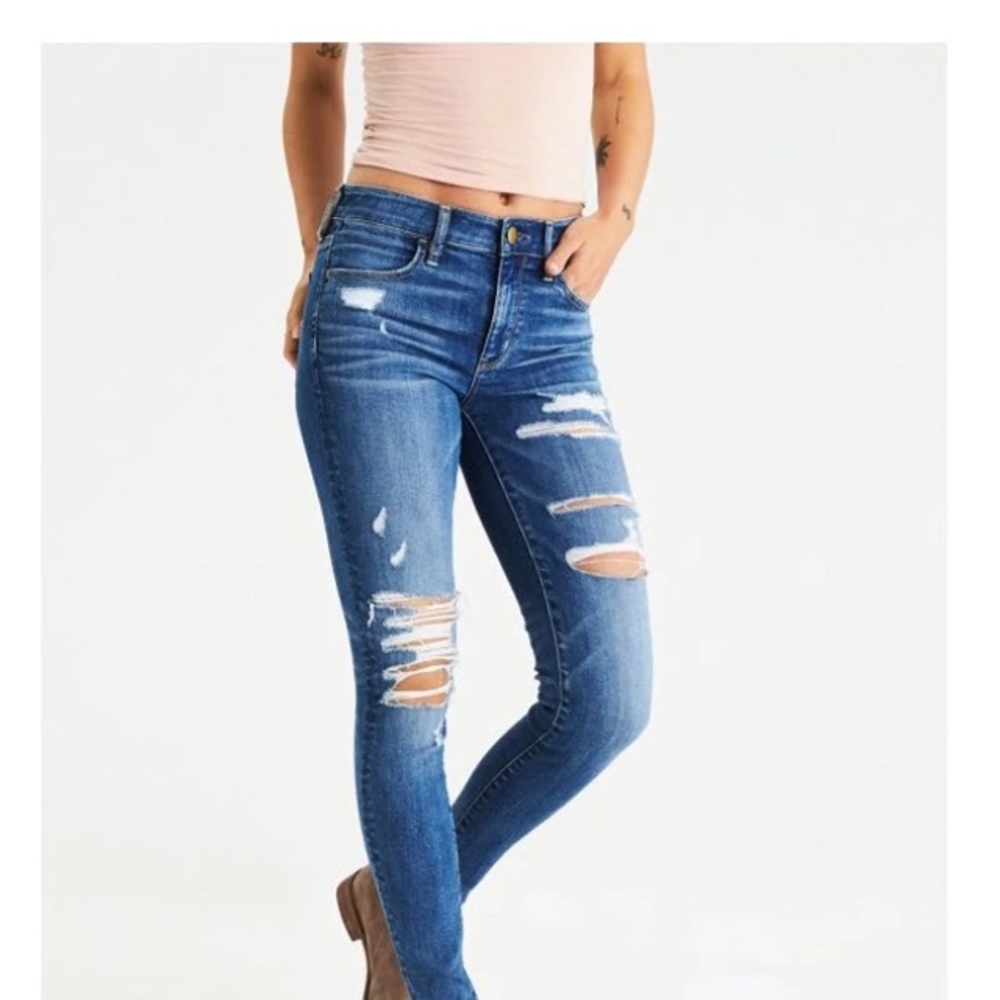 American Eagle High Rise Jegging
